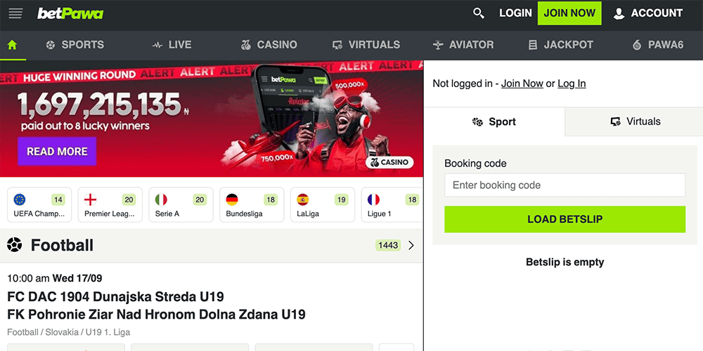 BetPawa General Info