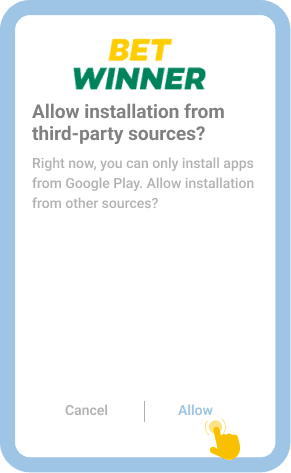 Enable installation from unknown sources