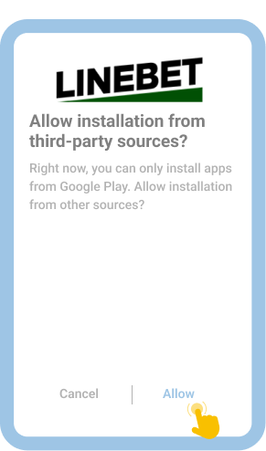 Enable installation from unknown sources