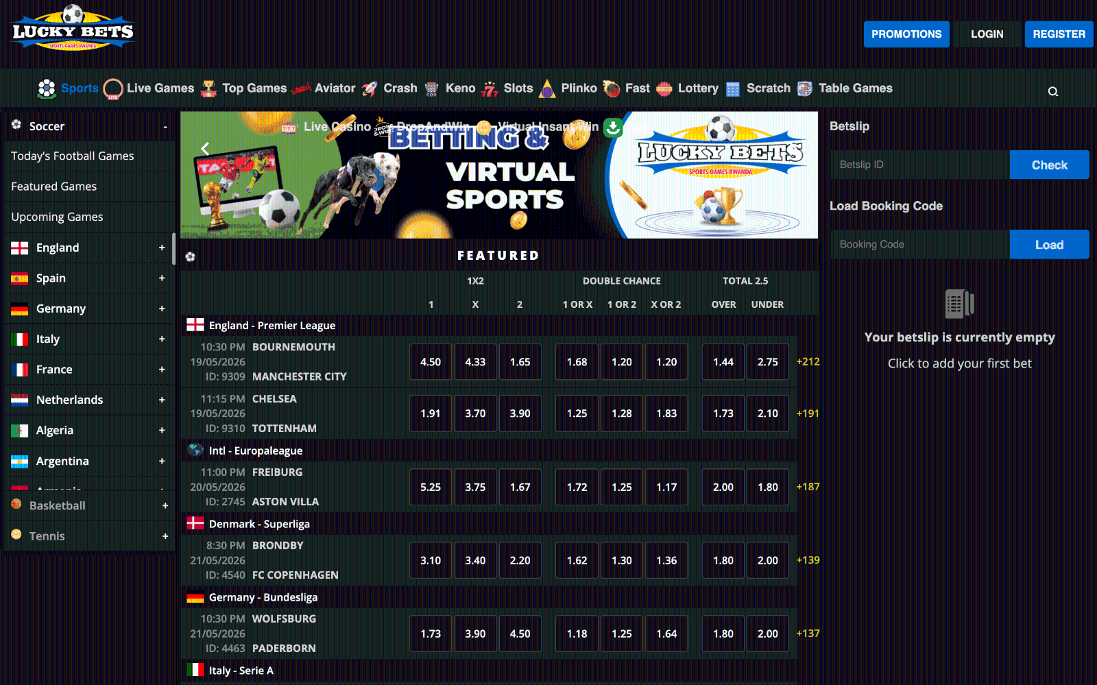 Luckybet General Info