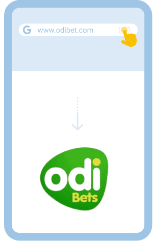 Open the OdiBets official website