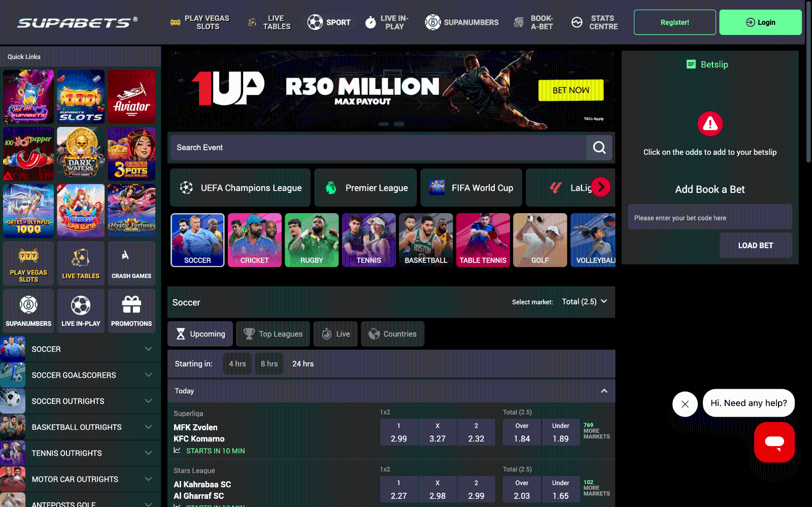 Supabets General Info
