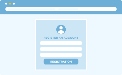 Step 2 - Creating an account at sportsbook